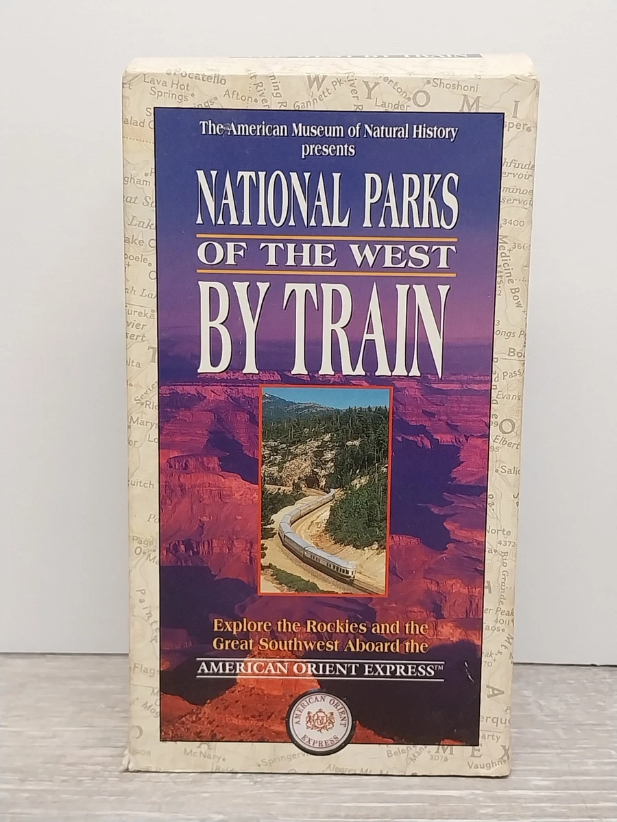 National Parks of the West by Train Railroad VHS Video Tape