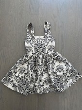 Alice + Olivia Guinevere Floral Mini Dress Jacquard Moonlit Rococo Vanilla - 2