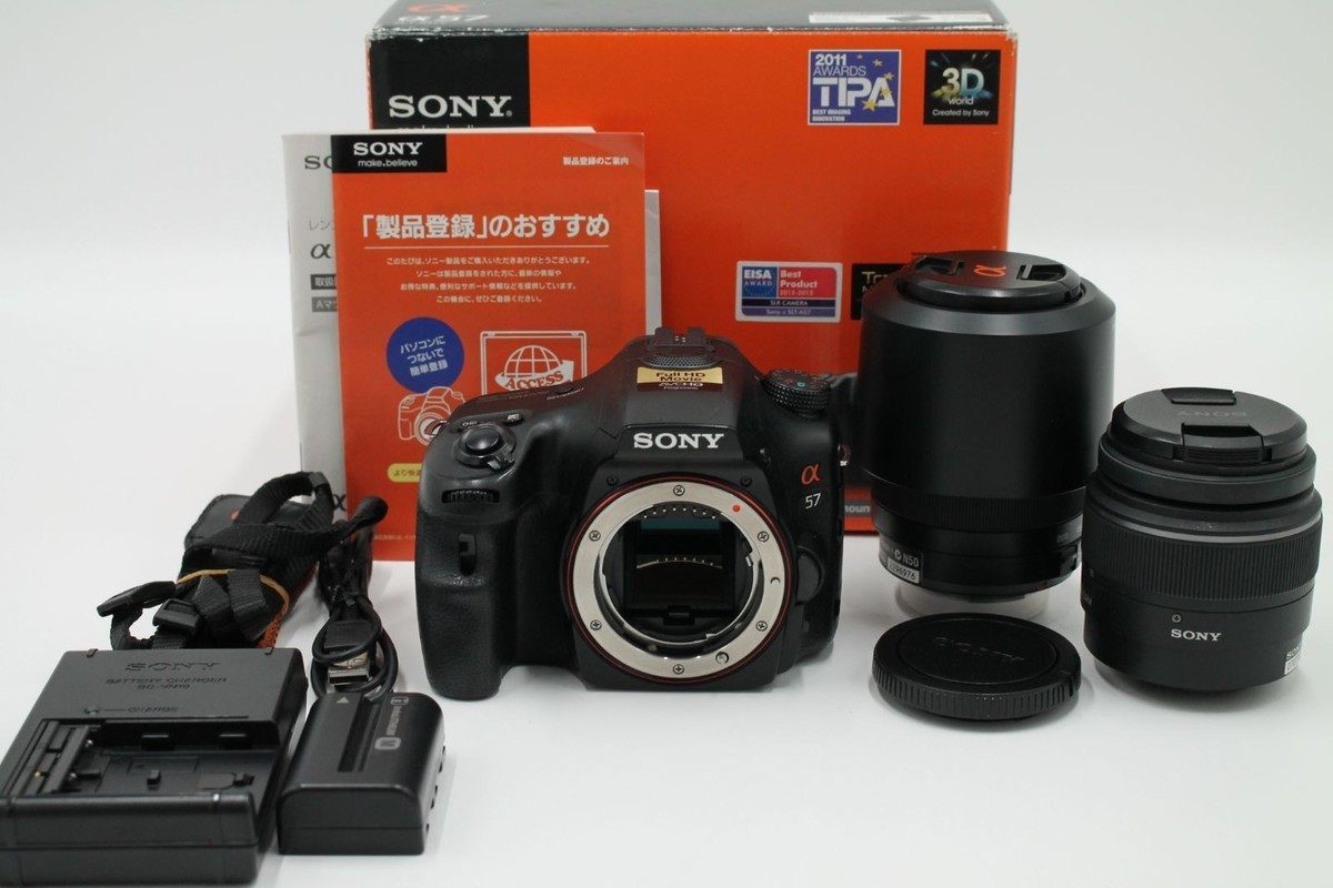 Sony Digital SLR Camera Alpha α57 Body SLT-A57 Black Excellent