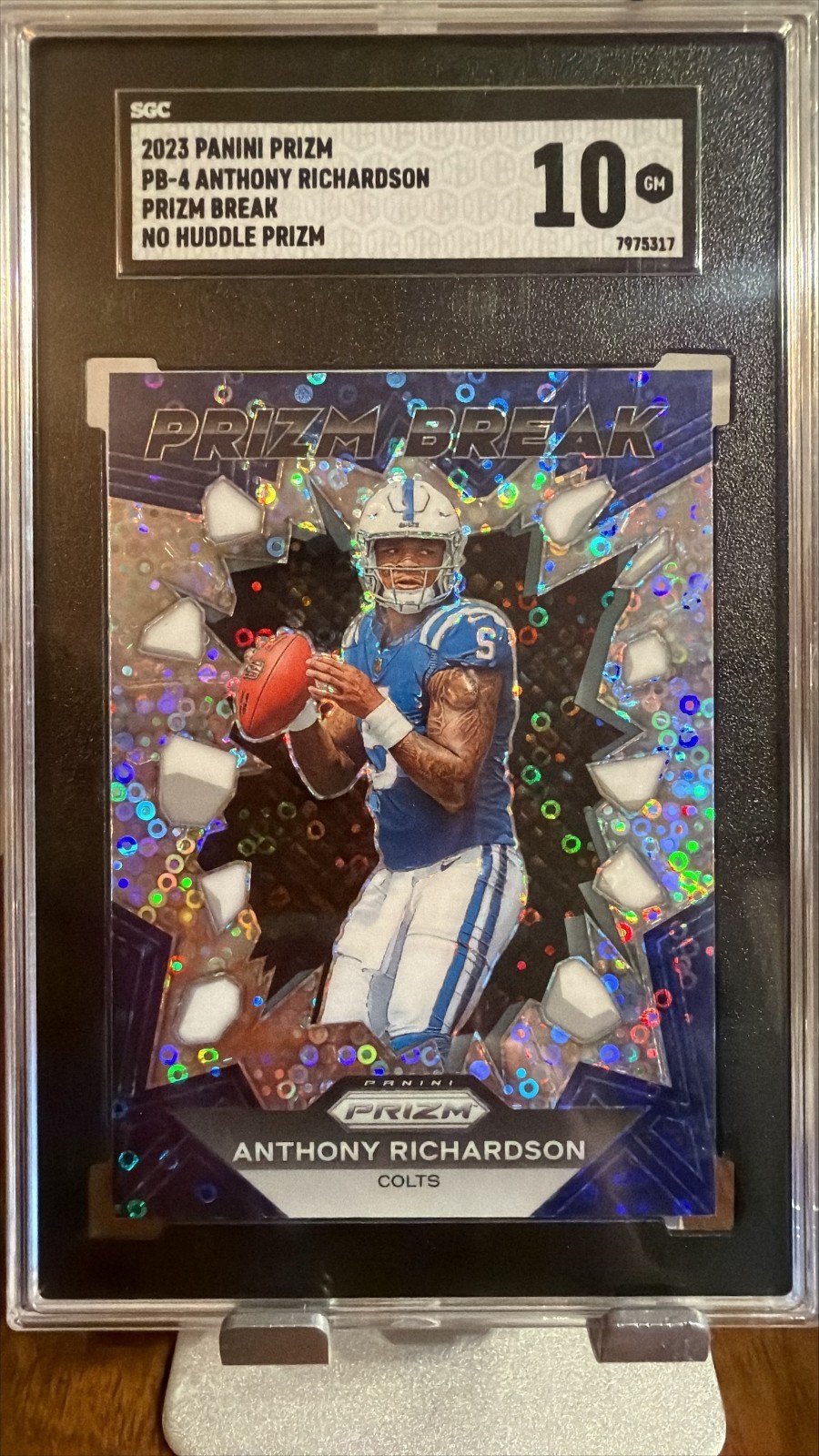 2023 Panini Prizm - Prizm Break Anthony Richardson #PB-4 No Huddle Prizm (RC)