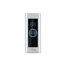 Ring Wired Doorbell Plus Smart WiFi Video Doorbell Camera Night Vis Satin Nickel