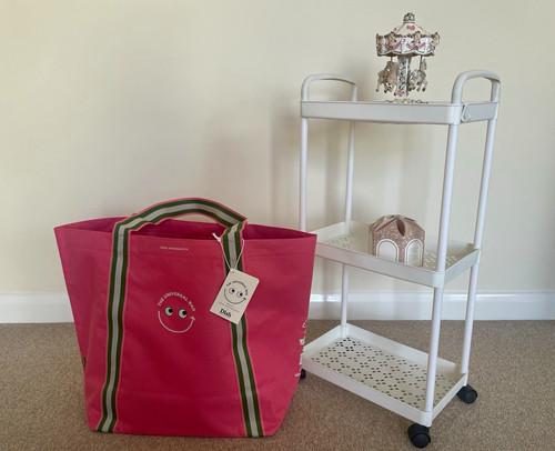 Anya Hindmarch x Dish Waitrose The Universal Bag Pink Tote LIMITED EDITION