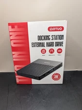 1TB External Hard Drive, USB C Multiport Hub HDD 7-in-1, USB 3.0, SD/TF Card ...