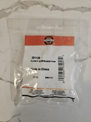 #ad Briggs And Stratton Carburetor Float 591120 $17.15