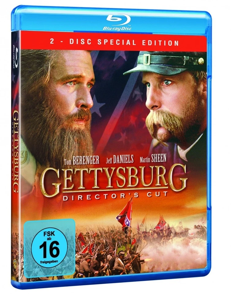 Gettysburg (Director's Cut)(1993)[Blu-ray/Neu/OVP] Tom Berenger, Martin Sheen, J - Bild 1 von 2