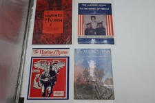 Vintage Marines Hymn Sheet Music Lot 4 Simplified Special Editions