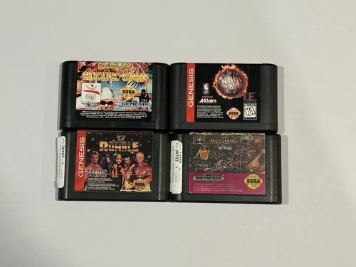 Lot of 4 Sega Genesis Games - Untested