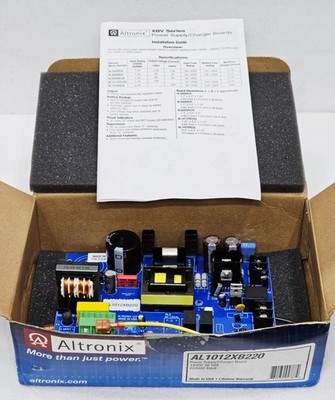 Altronix AL1012XB220 Netzteil Ladegerät Platte 12VDC @ 10A 220VAC Eingang