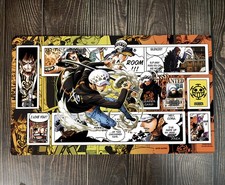 O-P OPCG TCG CCG Play Pad Trafalgar D. Water Law Playmat Trading Card Game Mat