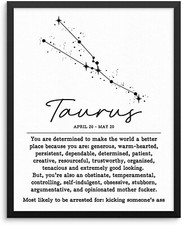 Taurus Generous Dependable Trustworthy Organized Zodiac Sign Celestial-MAGNET