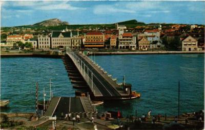 CPM AK P. Brücke schwenkbar offen lassen Dampfgarer Hafen betreten CURACAO (660396)