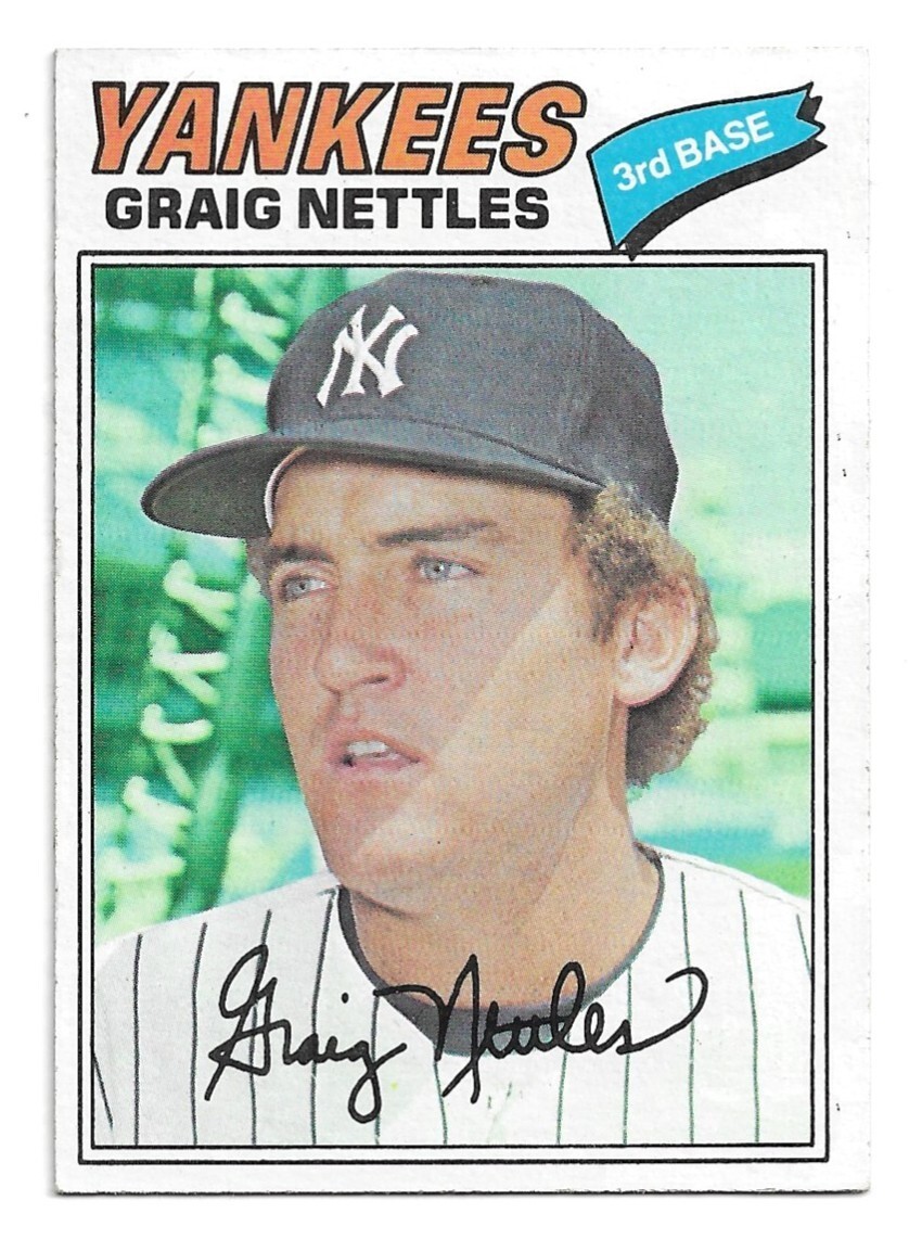 1977 Topps Burger King #15 Graig Nettles, New York Yankees