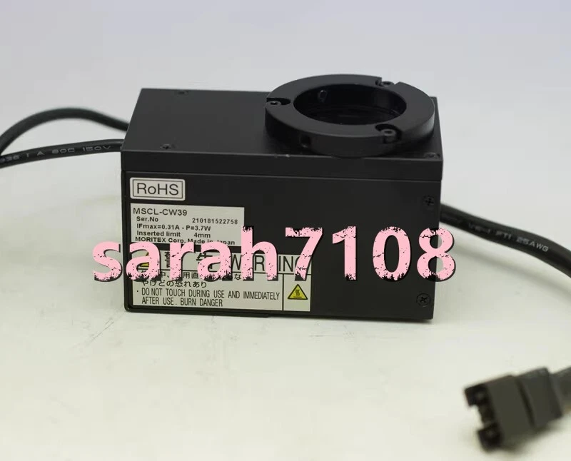 1PC USED MORITEX MSCL-CW39 white light source Fast Shipping By FedEx or DHL  - Image 2 of 4