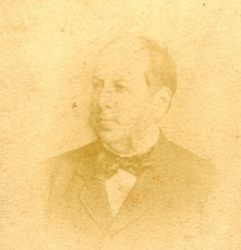 CDV Carte De Visite Chemar Freres Bruxelles gentleman bow tie sideburns #28