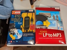 Roxio Easy Vhs To Dvd3 Plus  Roxio Easy LP To Mp3 Both New