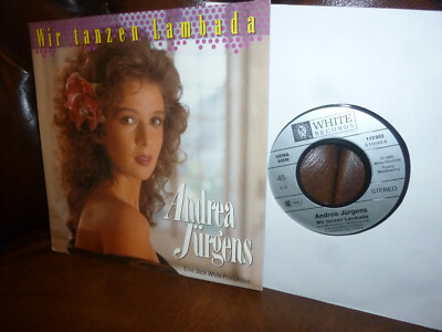 Andrea Jürgens, Wir Tanzen Lambada, Jack White, White 112 953 Single, 7'' 1989