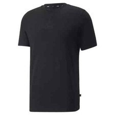 Image of PUMA Mens Black Universal Modern Basic Tee T-Shirt Size Medium BNWT