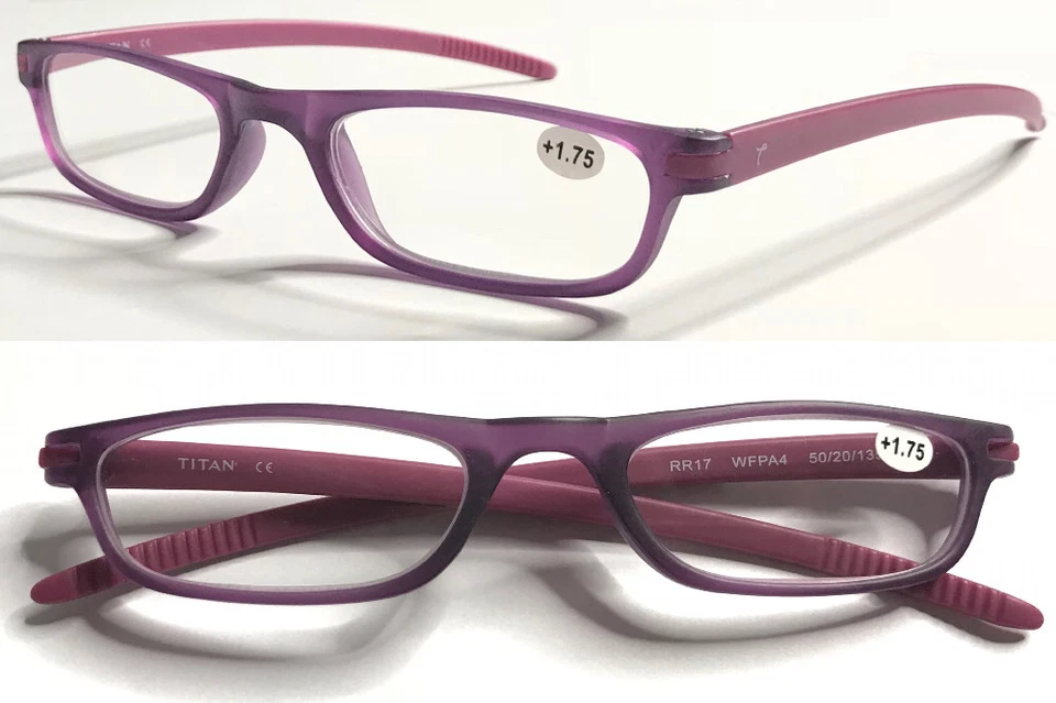 Women's Lightweight Pocket Reading Glasses (2 Pairs Only £4.79) Valued Pack RR17
