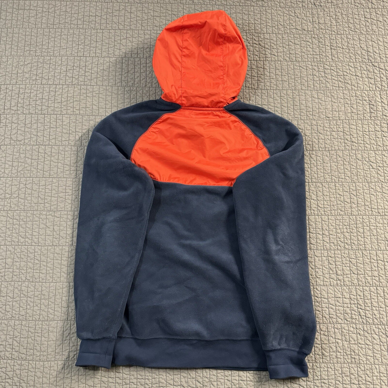 SACAI X NIKE Nike Sportswear Felpa con Cappuccio Uomo Blu Medio Rosso Polare Pile Zip Giacca Windrunner