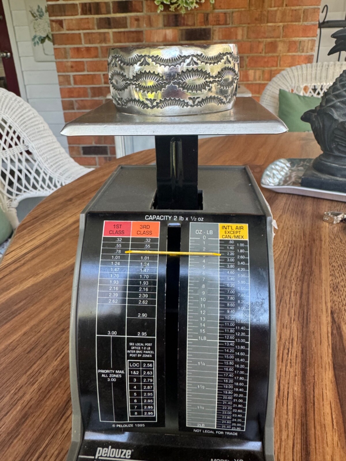 Solid Heavy Tunisian Cuff Bracelet in Excellent C… - image 7