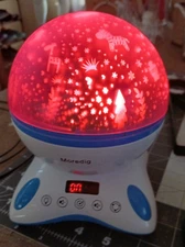 MOREDIG KIDS BABY NIGHT LIGHT PROJECTOR LAMP GALAXY STARS ANIMALS. 