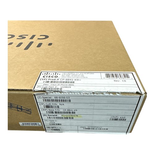 Cisco CP-8841-K9 5 Lines Widescreen LCD VoIP Phone - Black - Picture 5 of 5