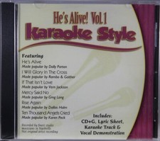 He's Alive Volume 1 Christian Karaoke Style NEW CD G Daywind 6 Songs