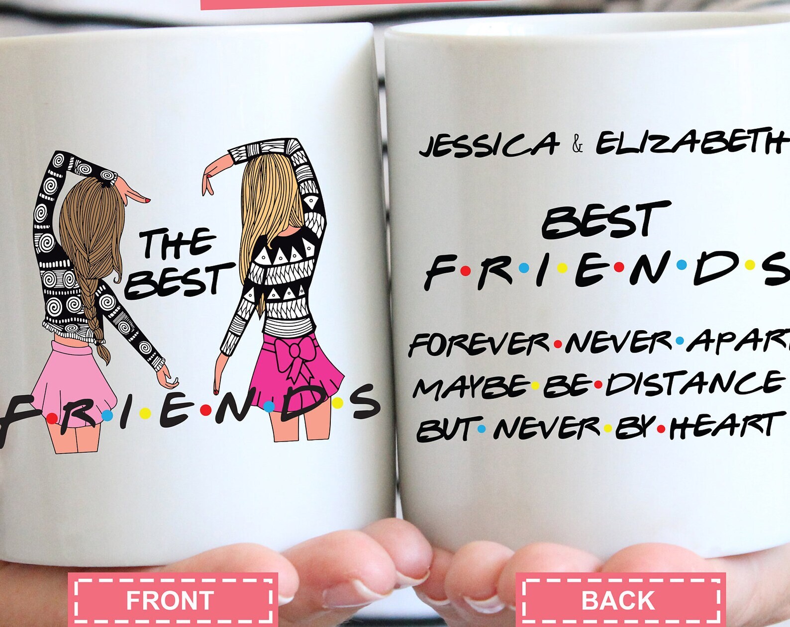 Custom The Best Friends Funny Mug You're My Favorite Friends Best Friends Best