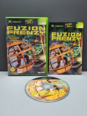 FUZION FRENZY NON STOP PARTYSPIEL ACTION + ANLEITUNG MICROSOFT XBOX PAL KOMPLETT