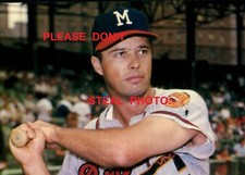 Eddie Mathews 5x7 Glossy Photo.   Milwaukee Braves, HOF.