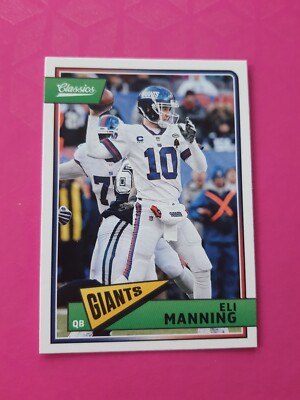 2018 Panini Classics #65 Eli Manning New York Giants