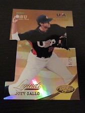 JOEY GALLO 2013 Panini USA Baseball Legends Certified GOLD Die Cut #19/25 Ranger