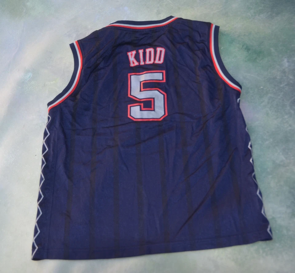 Camiseta vintage Reebok NBA New Jersey Nets Jason Kidd #5 talla juvenil XL (18-20). Foto 3 de 3