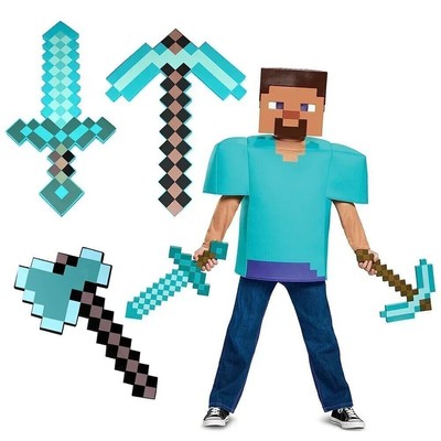 Minecraft Schwert Spitzhacke Waffen Modell Figures Spielzeug My World DE