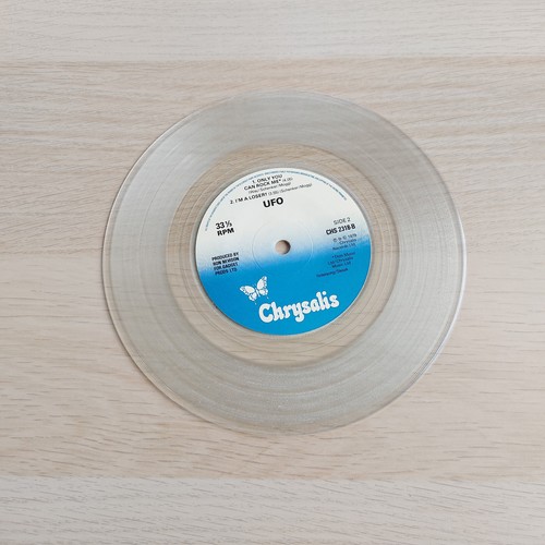 UFO 33 Clear Vinyl Singles Pair inc Doctor Doctor Shoot Shoot CHS 2287 CHS 2318 - Picture 15 of 16