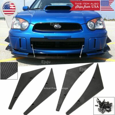 6Pcs/Set Universal Front Bumper Lip Diffuser Splitter Fins Body Spoiler Car Tuning Canards Valence Car Decoration Decoration - 34 6Pcs/Set Universal Front Bumper Lip Diffuser Splitter Fins Body Spoiler Car Tuning Canards Valence Car Decoration Decoration - 34
