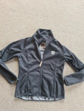 Womans Ladies Horseware Grey Black Size S Size 10 Jacket