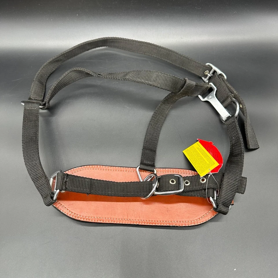 Showman Nylon Bronce Halter Azteca Western Marrón Cuero Verde Azulado Rosa Púrpura Rayas Foto 3 de 4