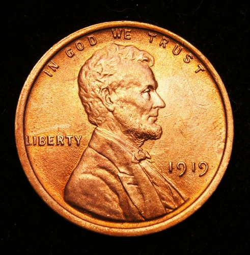 1919 Lincoln Wheat Cent, MS++++Red