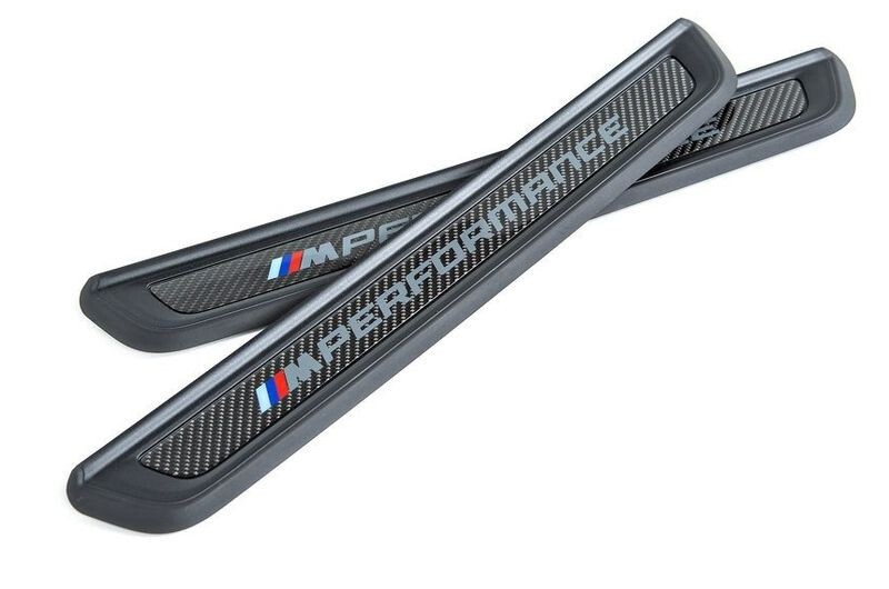 BMW Genuine M Performance Carbon Front Door Sill Trims Set