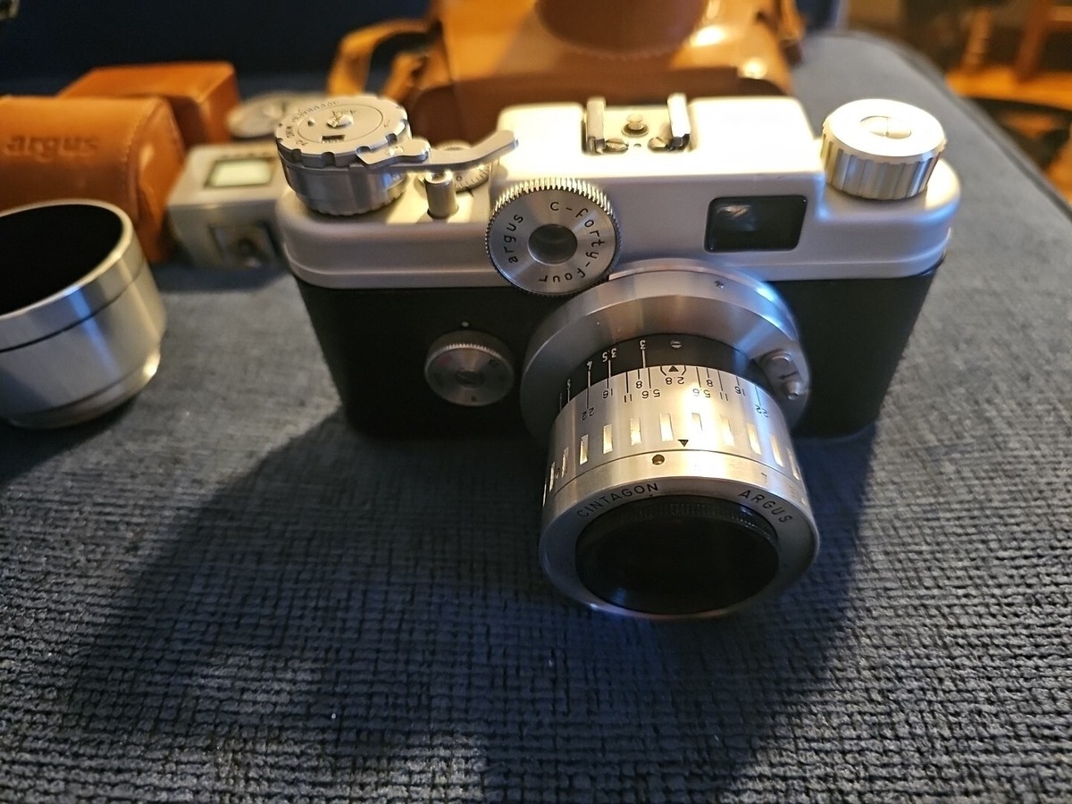 Argus C 44 レンジファインダー Cintagon 50mm f/2.8 Argus C44 50mm