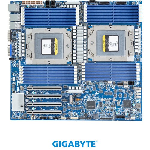 Gigabyte MZ73-LM0 rev. 2.0 Motherboard + 2x AMD EPYC Genoa 9V33X CPU SP5 ZEN4 - Afbeelding 5 van 8