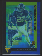 2021 Panini Chronicles Draft Picks Flux Blue #241 Najee Harris /99