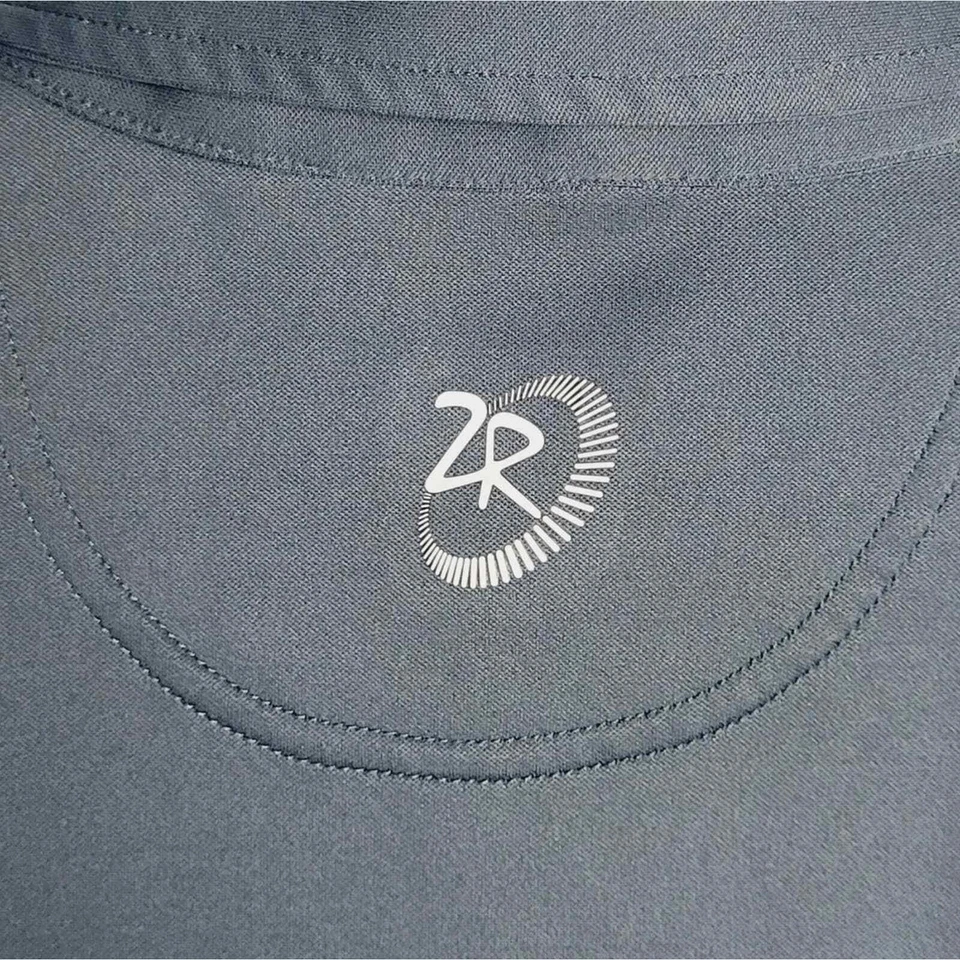 Polo de golf de manga corta Zero Restriction para hombre XL gris elástico serie Tour Foto 3 de 4