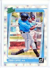 2021 Donruss Rated Prospects Silver #3 Yiddi Cappe RC Rookie Miami Marlins /349