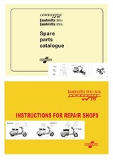 Lambretta Series 1 Li125/150 TV175 Instructions for Repair Shops Parts Catalogue