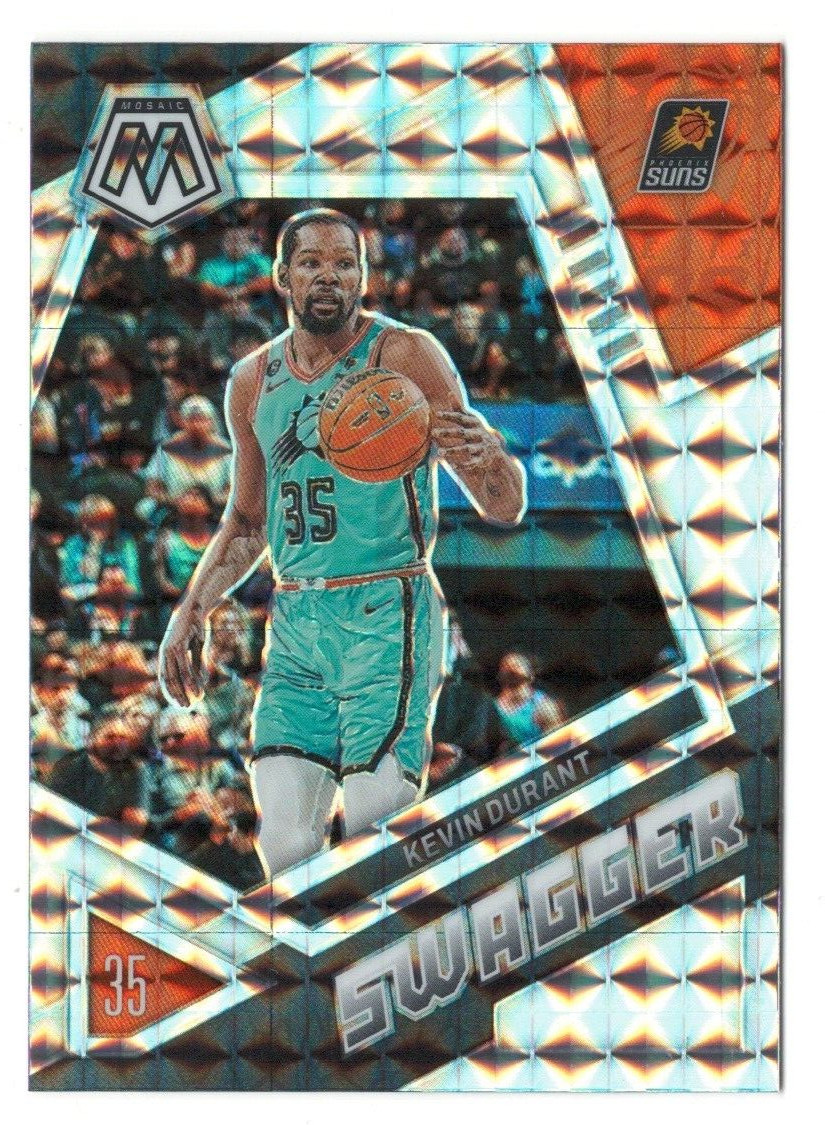 Kevin Durant 2022-23 Panini Mosaic Swagger #8 Insert Card