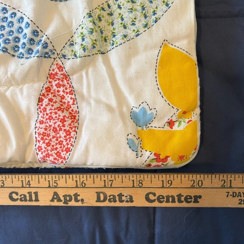Saco de dormir acolchado para niños Sunbonnet Sue de colección cierre de cremallera para reparación o cortador - Imagen 11 de 11