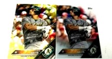 2016 TOPPS CHROME SAPHIRE GOLD EDITION 65TH #1/5 KHRIS DAVIS 1/1+ CLEAR #4/10  