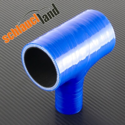 T-Stück Silikonschlauch ID 30mm blau*** Ansaugschlauch Kühlerschlauch Tuning LLK